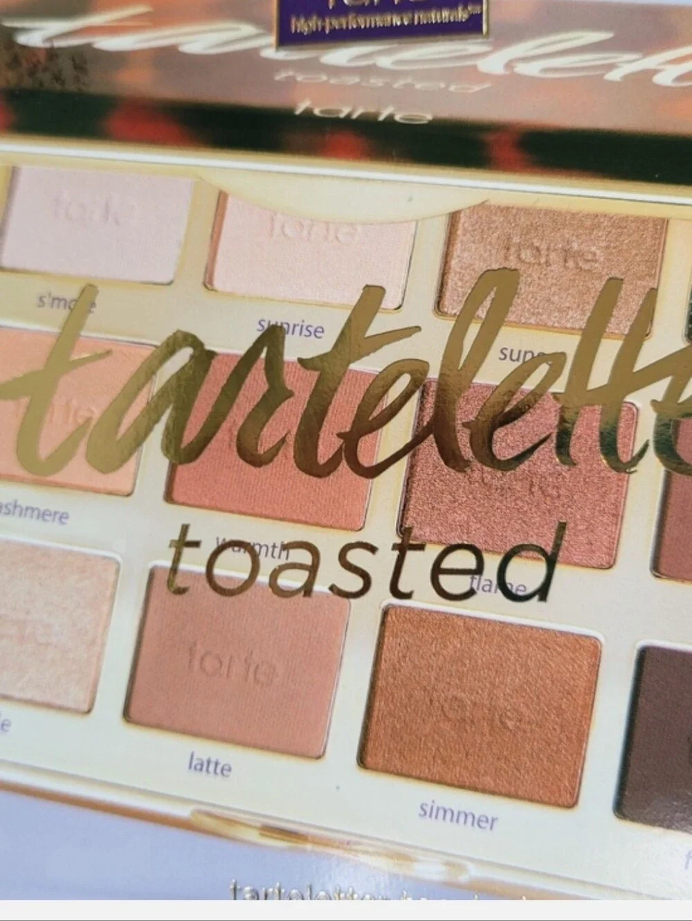 tarte Toasted Eyeshadow Palette - Peach, Gold, Bronze, Cream